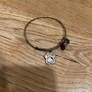 Alex and ani paw print bracelet